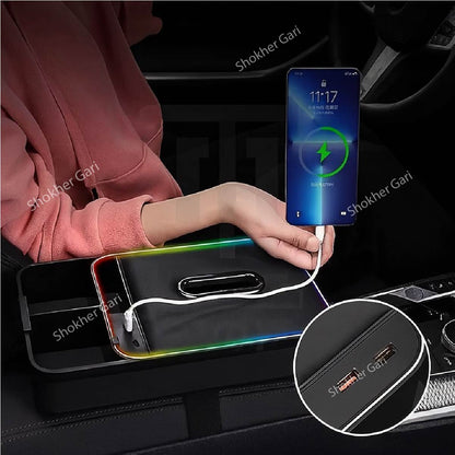 Armrest Storage Box with LED Ambient Lighting image 4