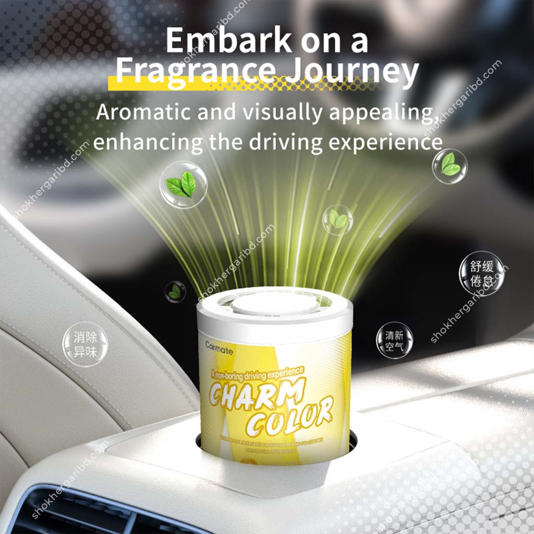 Cars Fruity Aroma Natural Plant  120g Long-lasting  Car Perfume Air Freshener - Seaside Citrus image