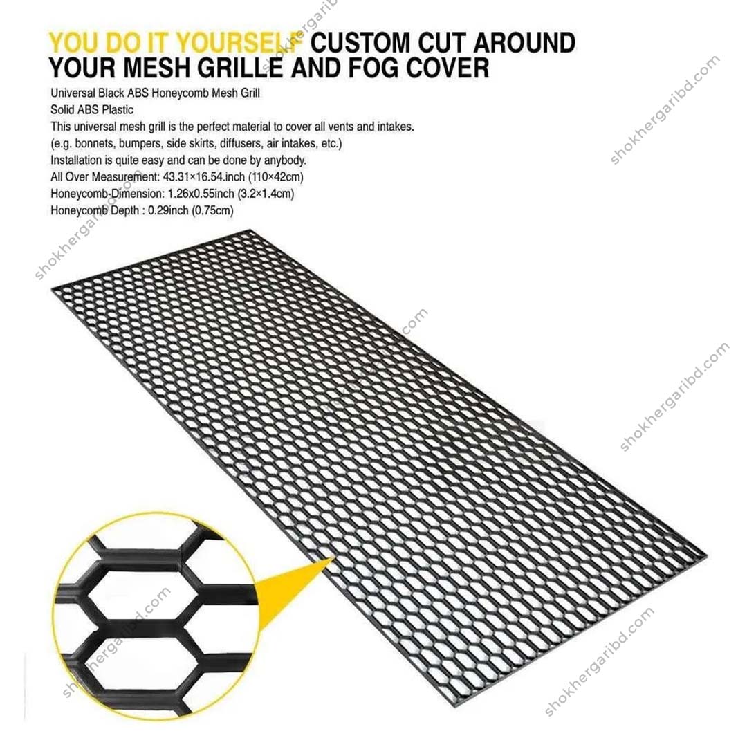 Car Grill Mesh Universal Car Grill Mesh Car Front 1 Roll image 6