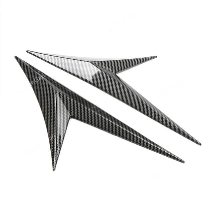 2pcs Car Fender Side Arrow Flow Vent Decoration Sticker Trim Cover image 5