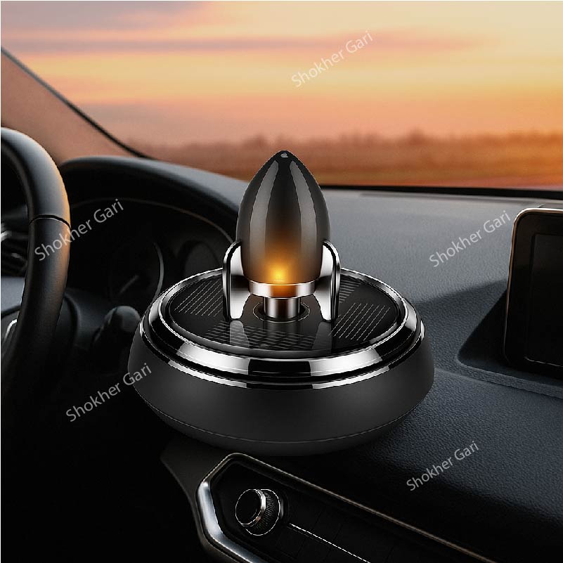 Rocket Style Car Solar Perfume