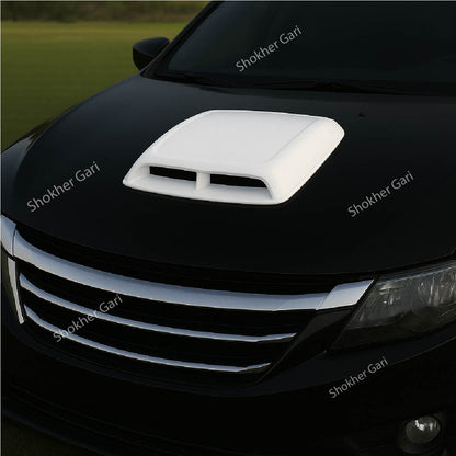 Universal Roof Air Vent Car Hood Vents Air Flow Intake - White image
