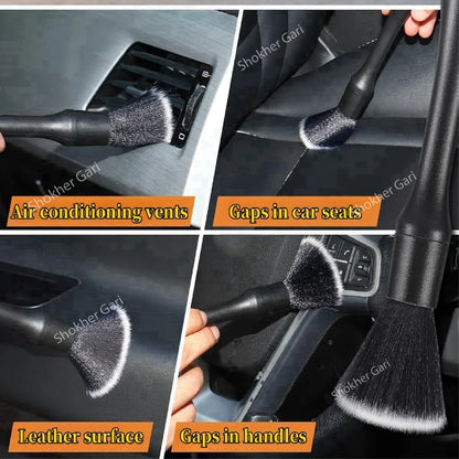 3PCS set  Car Detailing Brush Set Super Soft image 0