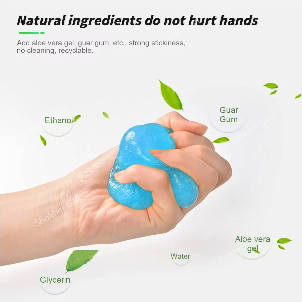 1pcs Top Quality Car Cleaning Gel Reusable Magic Dust Cleaner for Car and Home image 3