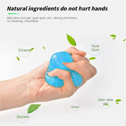 1pcs Top Quality Car Cleaning Gel Reusable Magic Dust Cleaner for Car and Home image 3