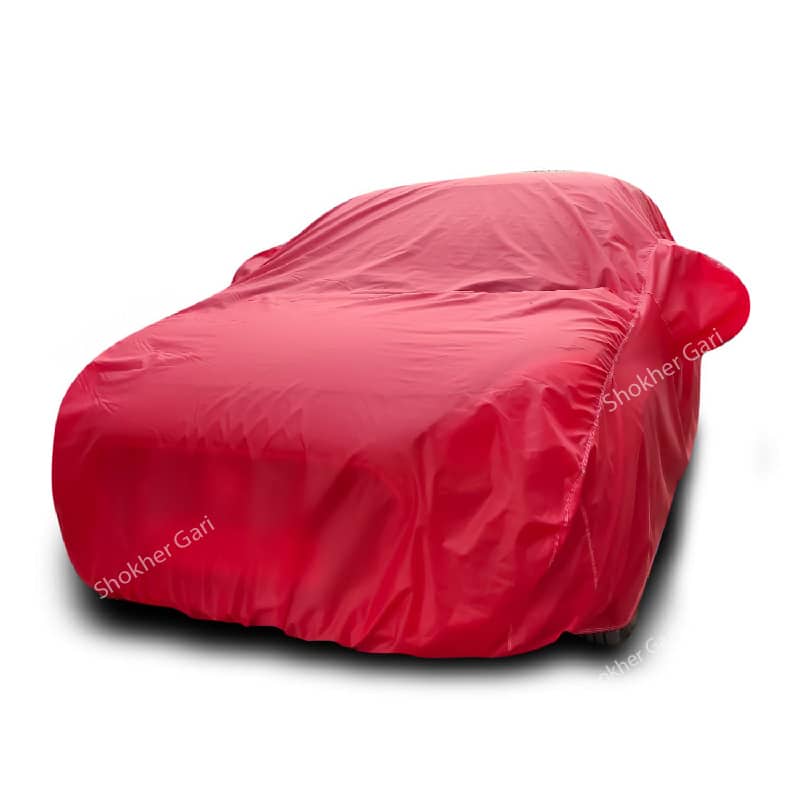 M/Y/P  Sedan / Mid SUV? SUV Car Body Cover- Heatproof , Dustproof and 90% Water Resistant Car Cover &amp; 100% Dustproof - 1490 TK, Red image
