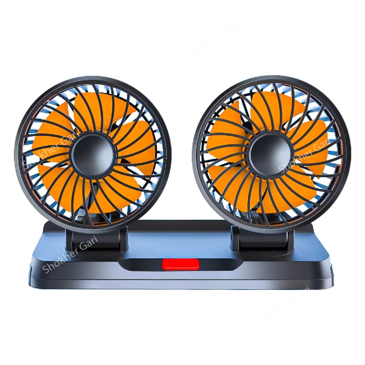 Two Head Electric Fan 360 Degree Adjustable image 3