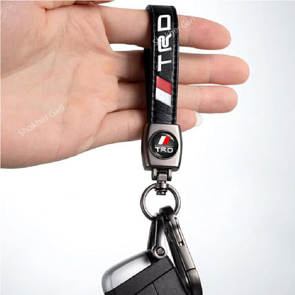 Luxury PU Leather Car Keyring image 5