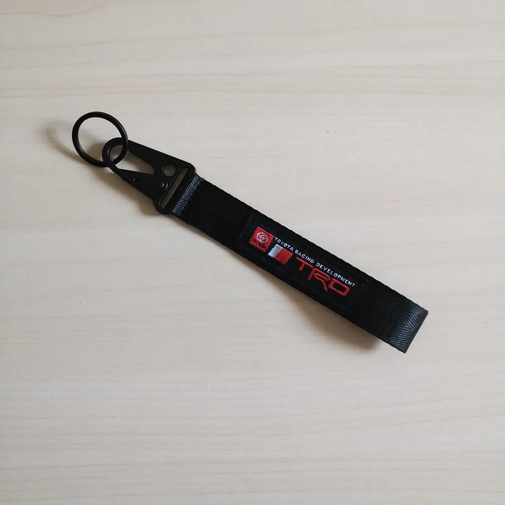 Keyring for Toyota TRD -  stylish Car key holder- 3 Colours - Black image