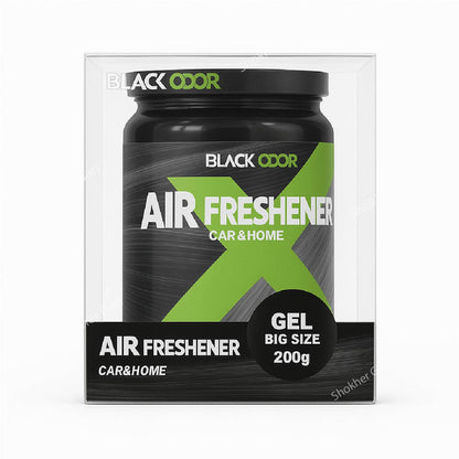 Gel Can Car Premium Quality BLACK Odor Air Freshener image 6