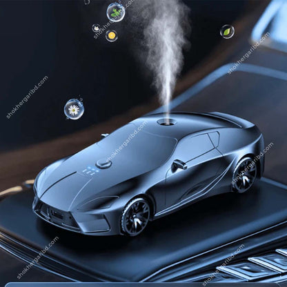 Car Shape Smart Humidifier Diffuser – Auto Aromatherapy &amp; Fragrance for Your image 0