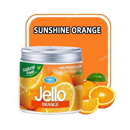 Jello Car Air Freshner Sameili Jello Nature 220g - Orange image