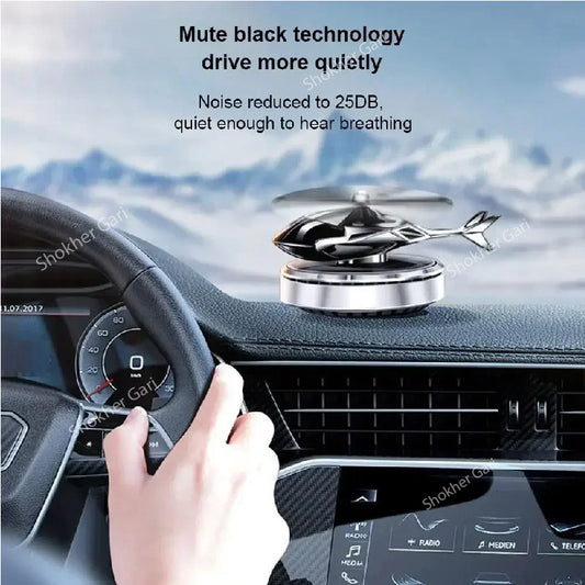 SEADEAR Helicopter Solar Perfume and Showpiece image 0