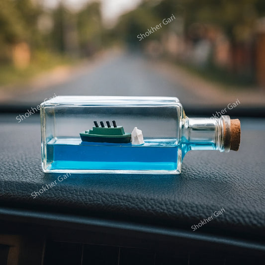 Car Dashboard Bottle Boat Cruise Ship Fluid Drift image 0