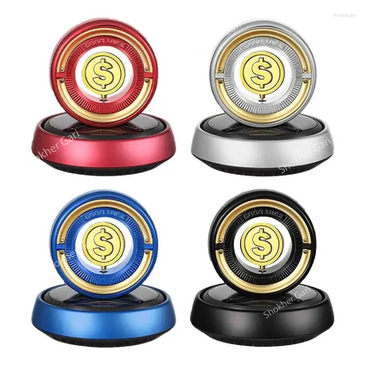 Gold Dollar Coin Solar Car Air Fresheners