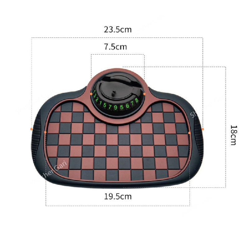 Round 2 color Anti slip Mobile Mat image 2
