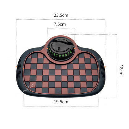 Round 2 color Anti slip Mobile Mat image 2
