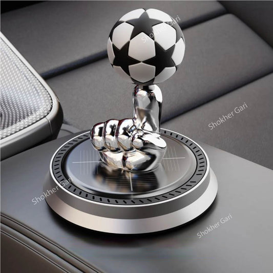 1pcs Football on Fingure Solar Car Perfume image 0