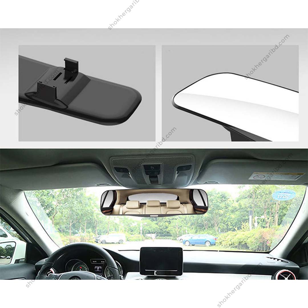 Universal Panaromic Inner Car Interior Rearview Mirror image 2