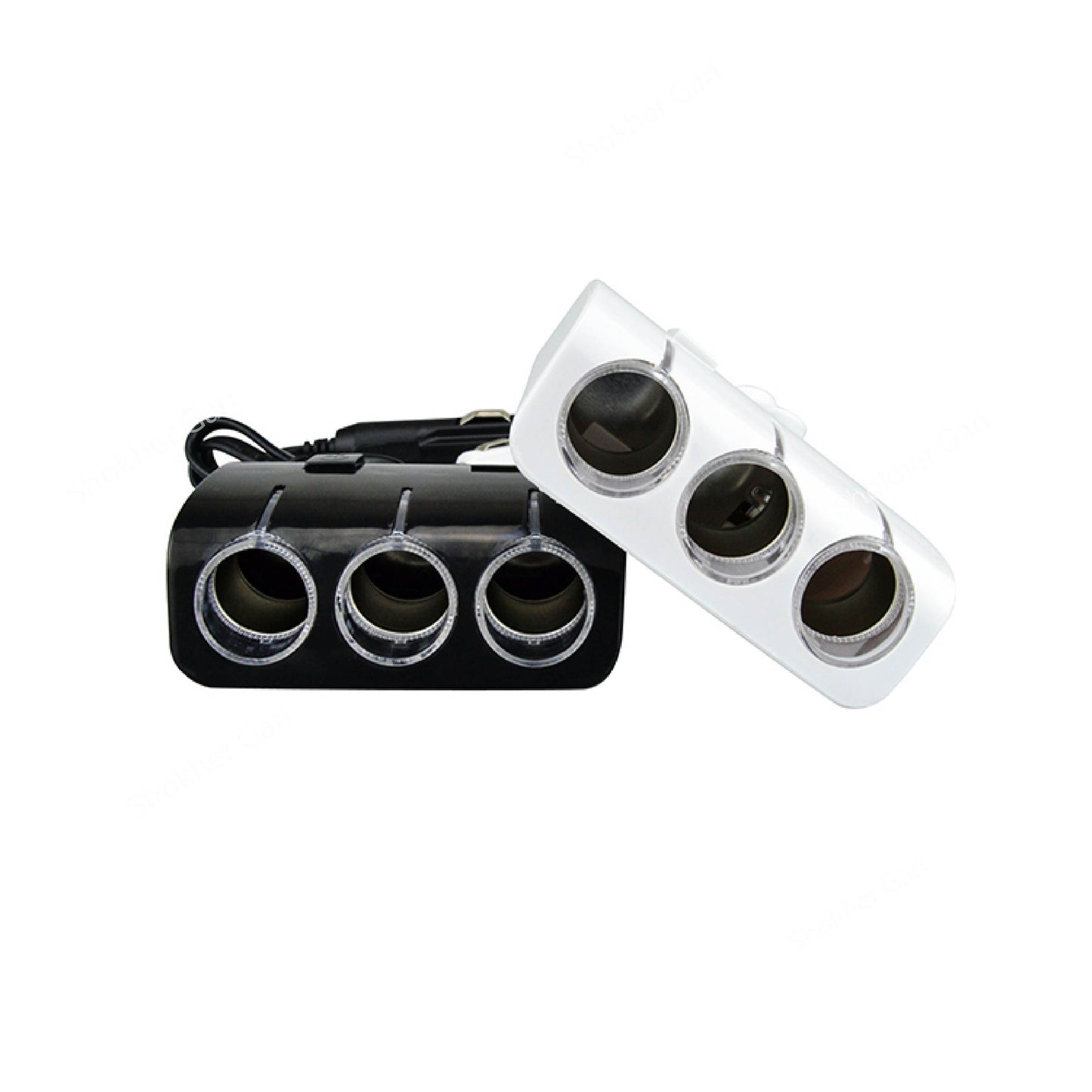 Dual USB Port 3 Lighter Socket Fast Charging Car Charger Adapter image 6