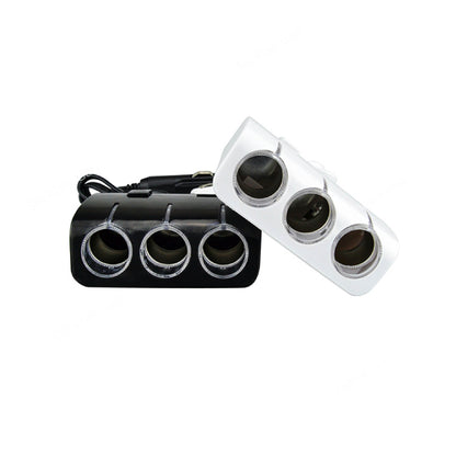 Dual USB Port 3 Lighter Socket Fast Charging Car Charger Adapter image 6