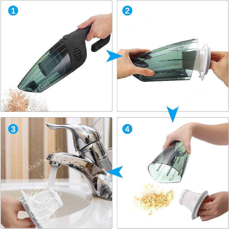 High Power Corded Car Vacuum Cleaner image 2