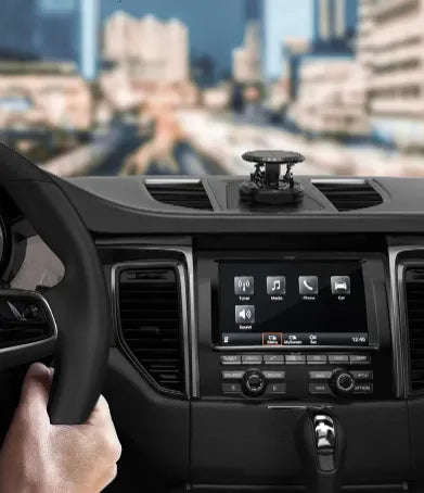 Solar Rotating Gold Plated Deer Car Perfume image 8