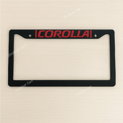 2 Pcs Number Plate Casing Plastic - Corolla image