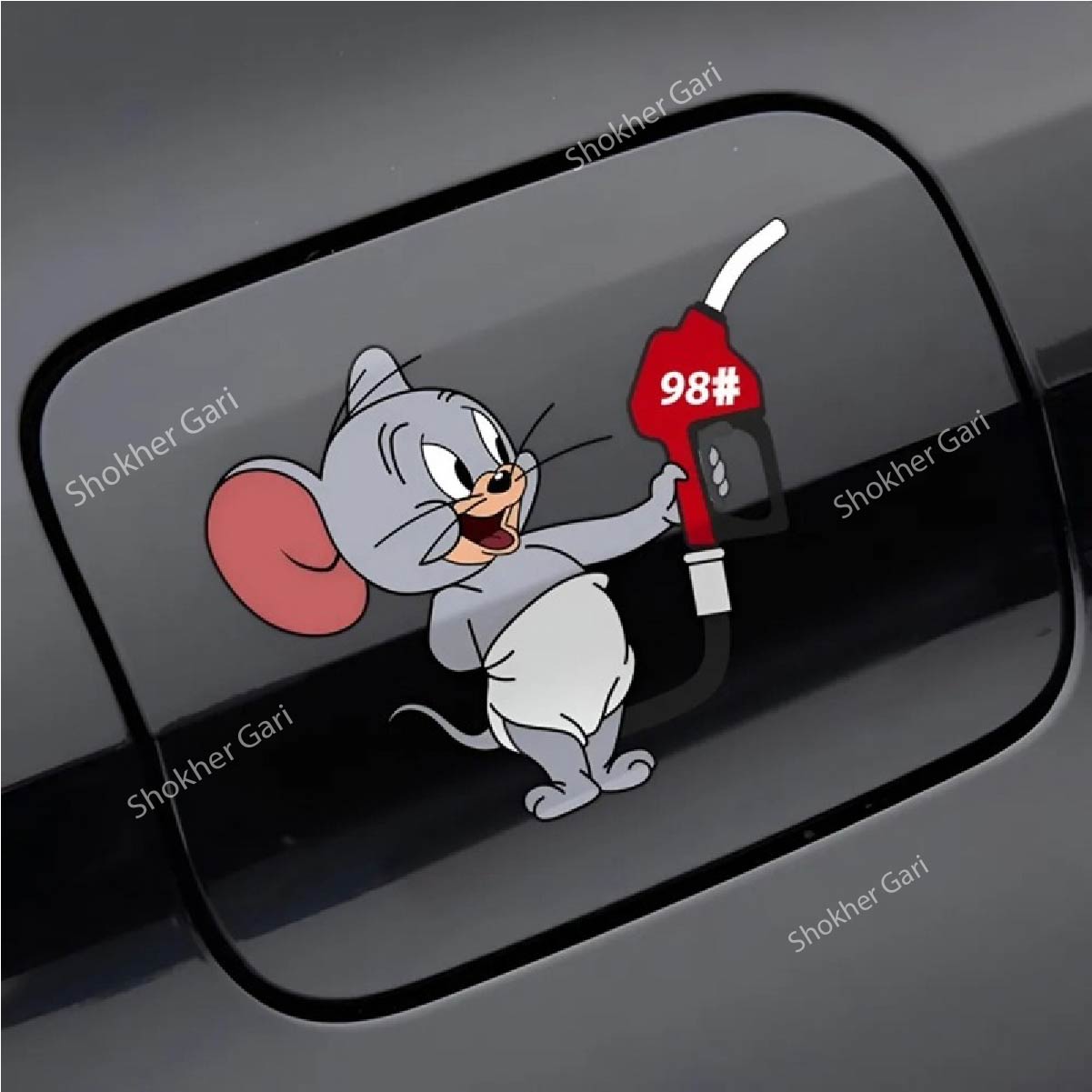 1Pcs Car Fuel Tank Sticker image 0