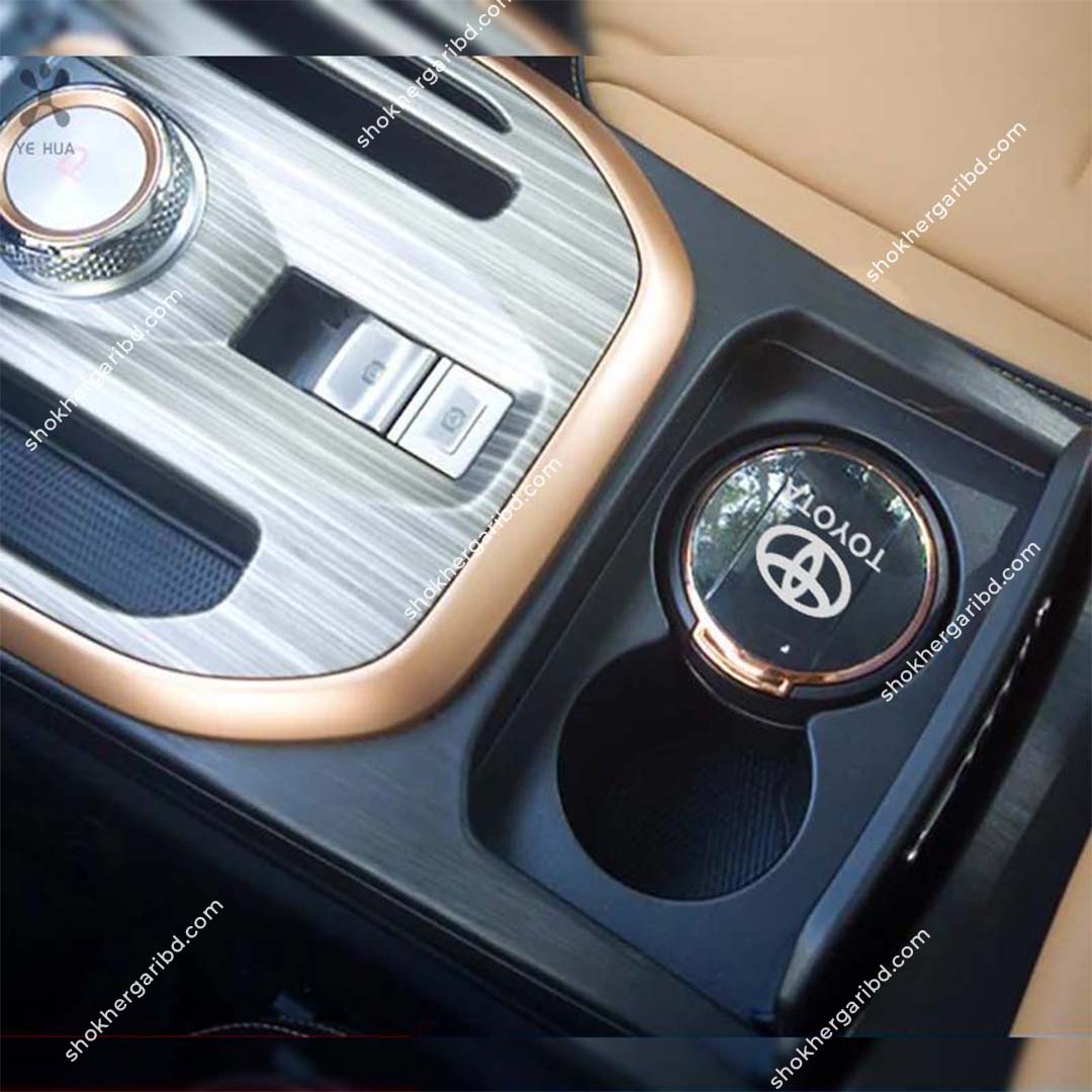 Toyota Logo Car Ashtray with LED Light image 1