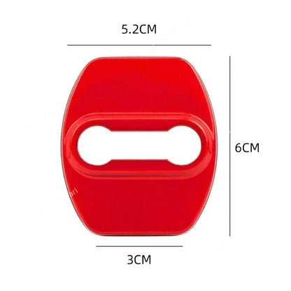 Metal 4Pcs Car Door Lock Protect Cover image 1