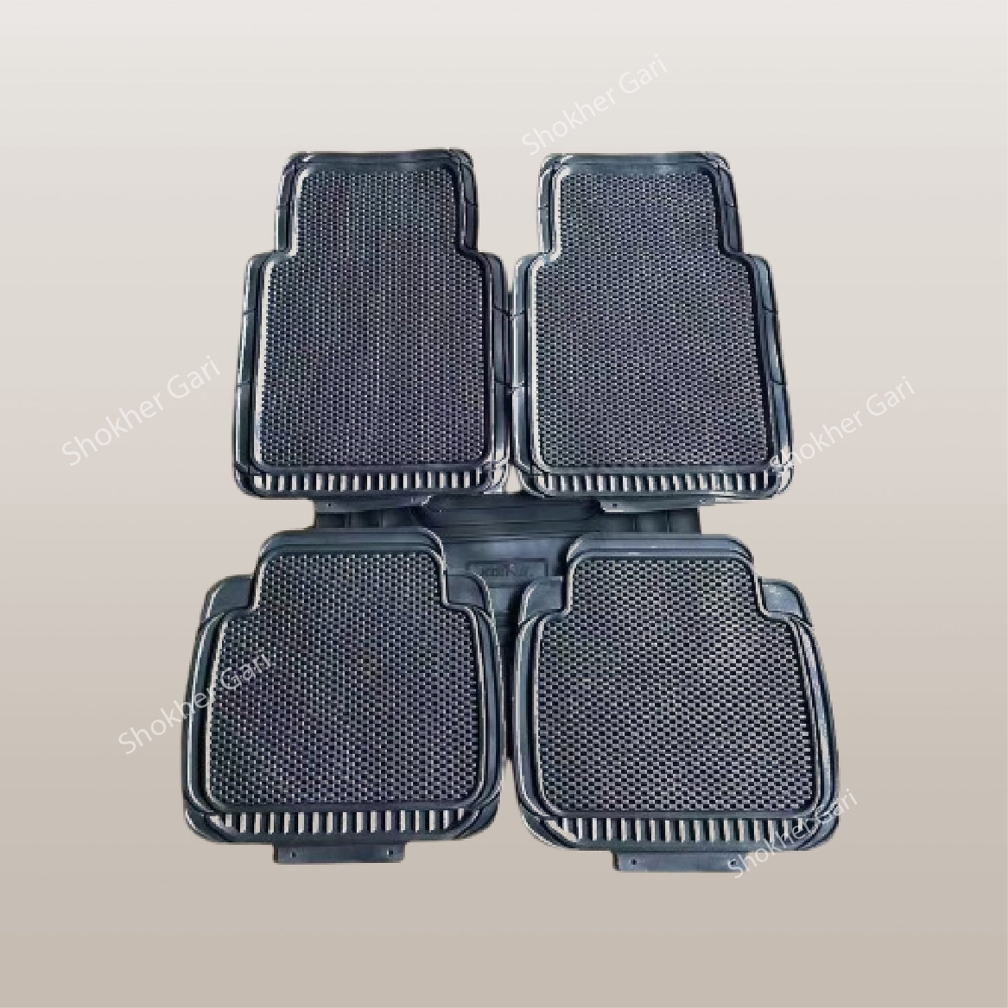Car Comforts Rubber Floor Mats 5pcs set image 3