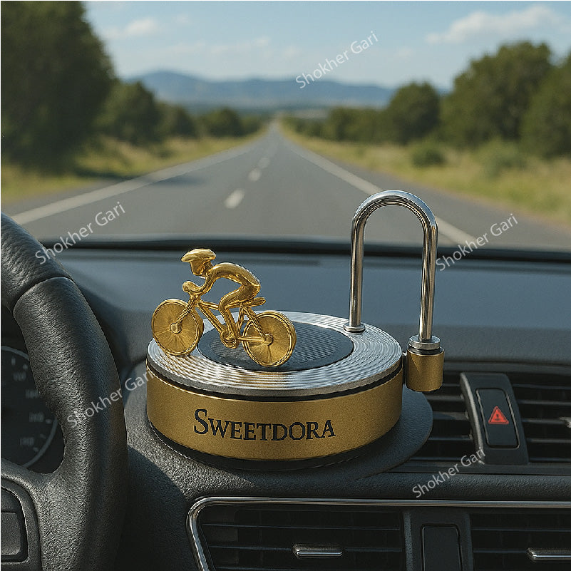 Sweetdora Solar Power Auto Car Rotate Aromatherapy image 0