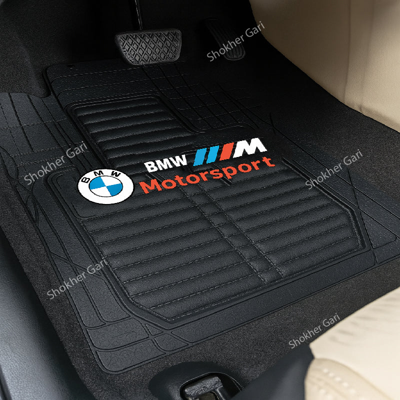 4D Luxury PVC Soft Floor mat 5pcs set image 25