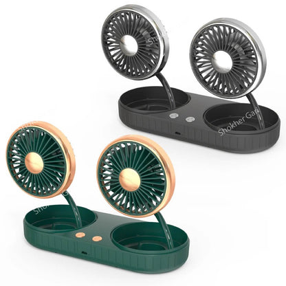 360-Degree Rotating Car Cooling Fan- Portable &amp; Foldable Cooling Fan image 2