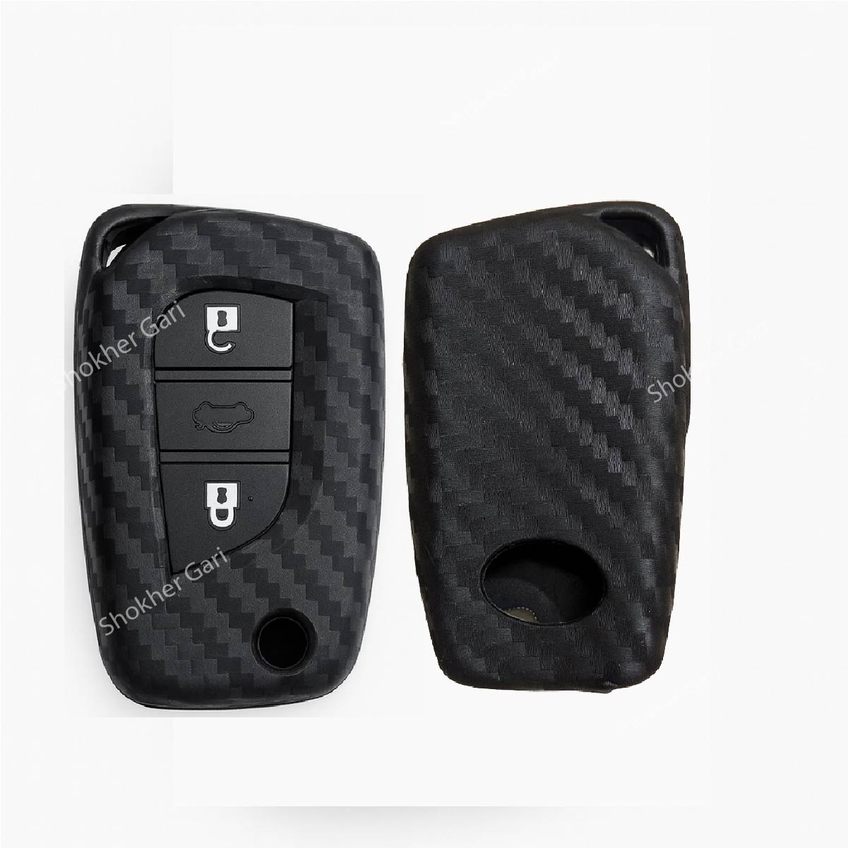 M/Y PVC Soft Carbon Style Remote Cover - Old Corolla image