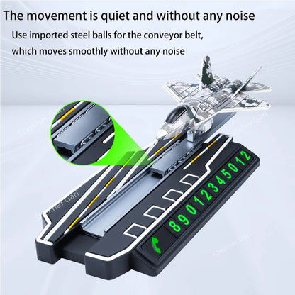 Car Dashboard Sliding Airplane Parking Number image 3