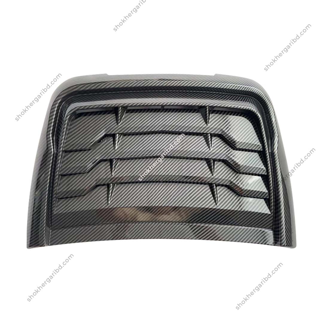 Car Bonnet Hood Fake Air Vent Modification Carbon Fiber Style image 3