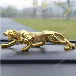 Car Dashboard Golden Jaguar Showpiece