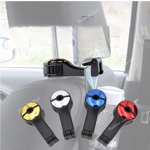 Car Headrest hook Mobile holder- 1Pcs - Image 6