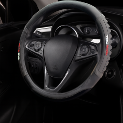 Stylish Artificial Leather TRD Steering Cover 3 Colours