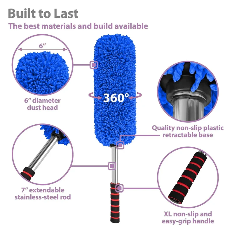 Extendable Soft Microfiber Car Duster