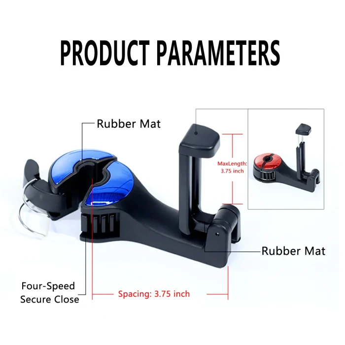 Car Seat back hanger for phones