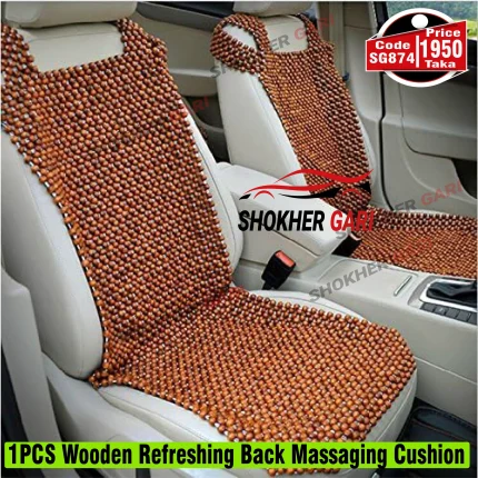 Wood Bead Car Seat Cover for Plush Comfort