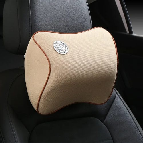 Lumbar Support Pillow Bundle -Car Neck & Back Support Pillow Combo for Comfortable  Drive - 1piece Neck Pillow and 1 Piece Back Support- Memory Foam - Image 3