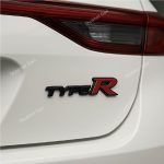 TypeR 3D Metal Car Emblem Sticker Front Grille sleek