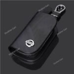 Pu Leather Remote and keychain for Luxurious Car