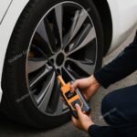 12V Smart Electric Car Tire Pump with Power Bank