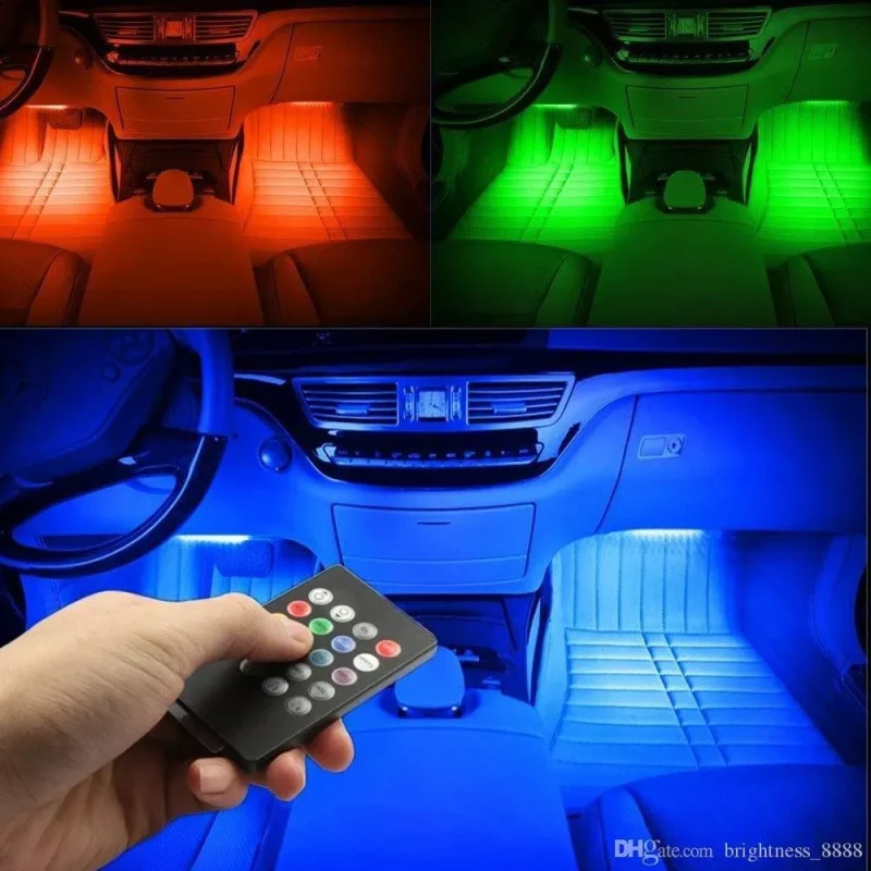 Car interior ambient lighting