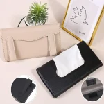 Sun visor tissue box